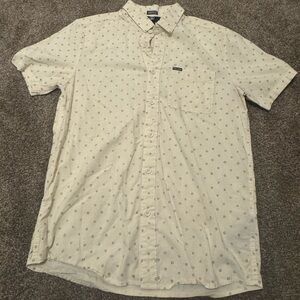 Volcom Beige Patterned Men's Shirt